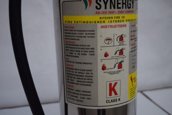 Extintor clase K Synergy - Imagen 3