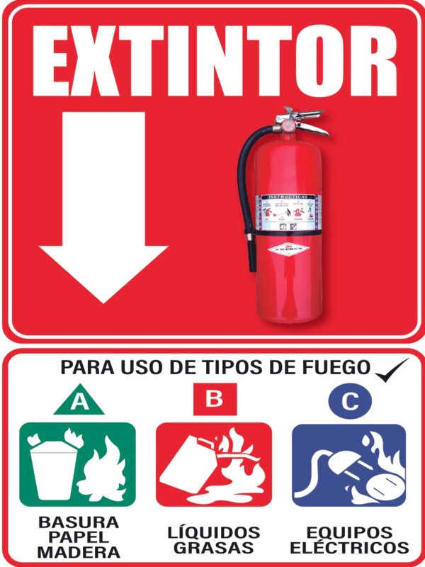 ROTULO EXTINTOR ABC