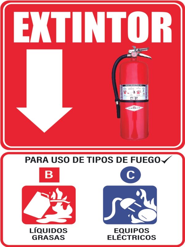 ROTULO EXTINTOR BC