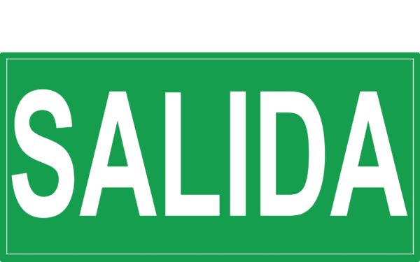 Señalizacion para salida
