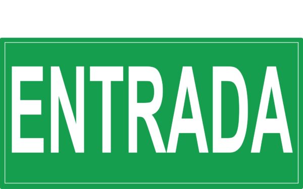 Señalizacion para entrada