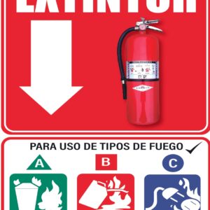 Señalizacion para extintor ABC