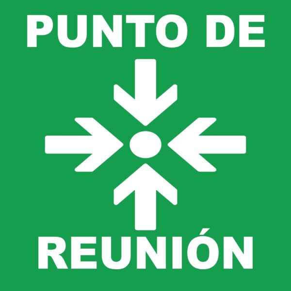 Señalizacion para punto de reunion