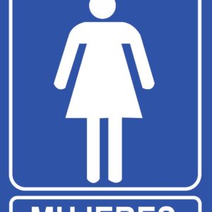 Señalizacion para baño de mujeres