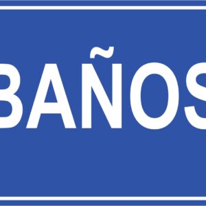 Señalizacion para baños
