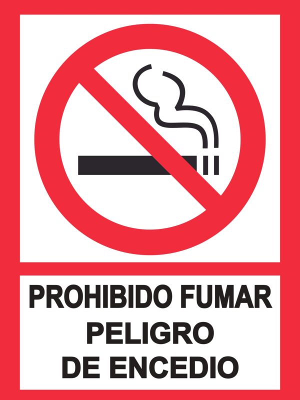 Rotulo Prohibido Fumar