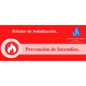Señales De Prevención De Incendios